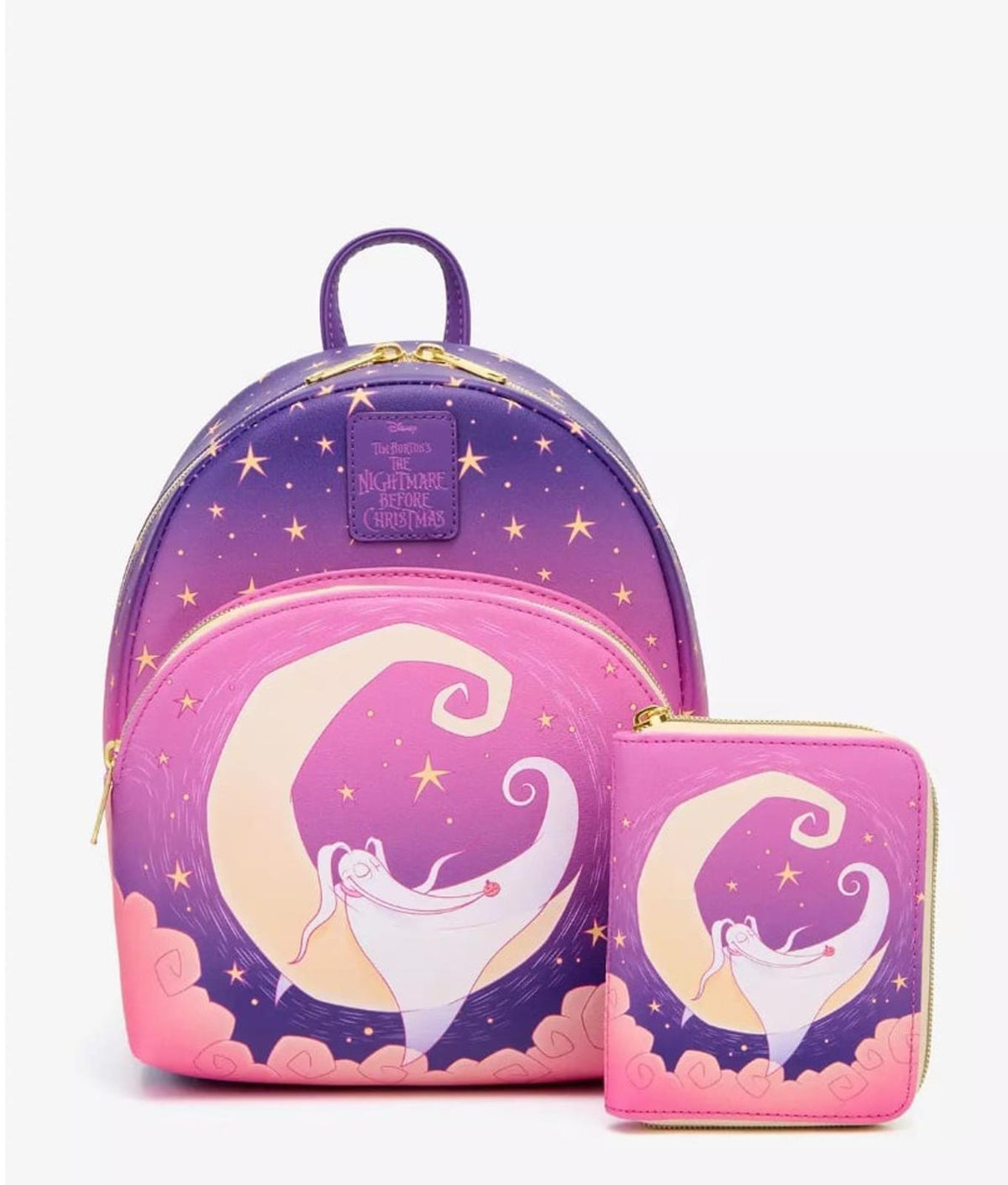 Loungefly The Nightmare Before Christmas Zero Moon Mini Zipper Wallet