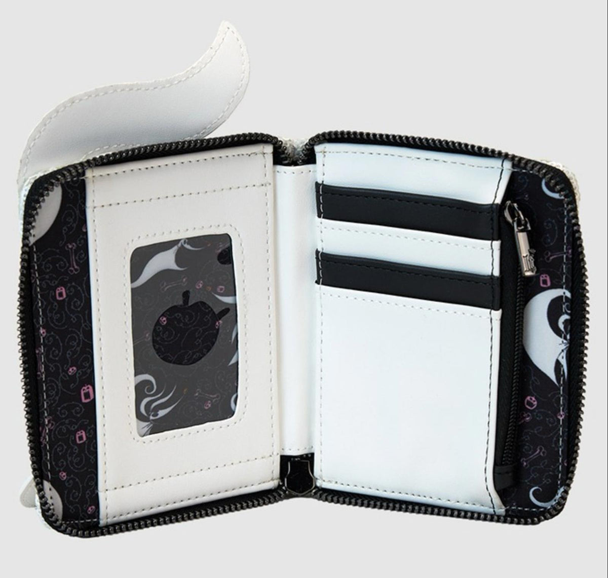 Loungefly The Nightmare Before Christmas Zero Sequin Zip Around Wallet