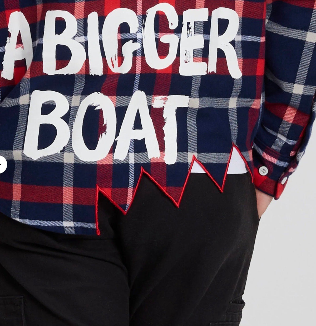 CAKEWORTHY JAWS ANNIVERSARY FLANNEL (UNISEX FIT)