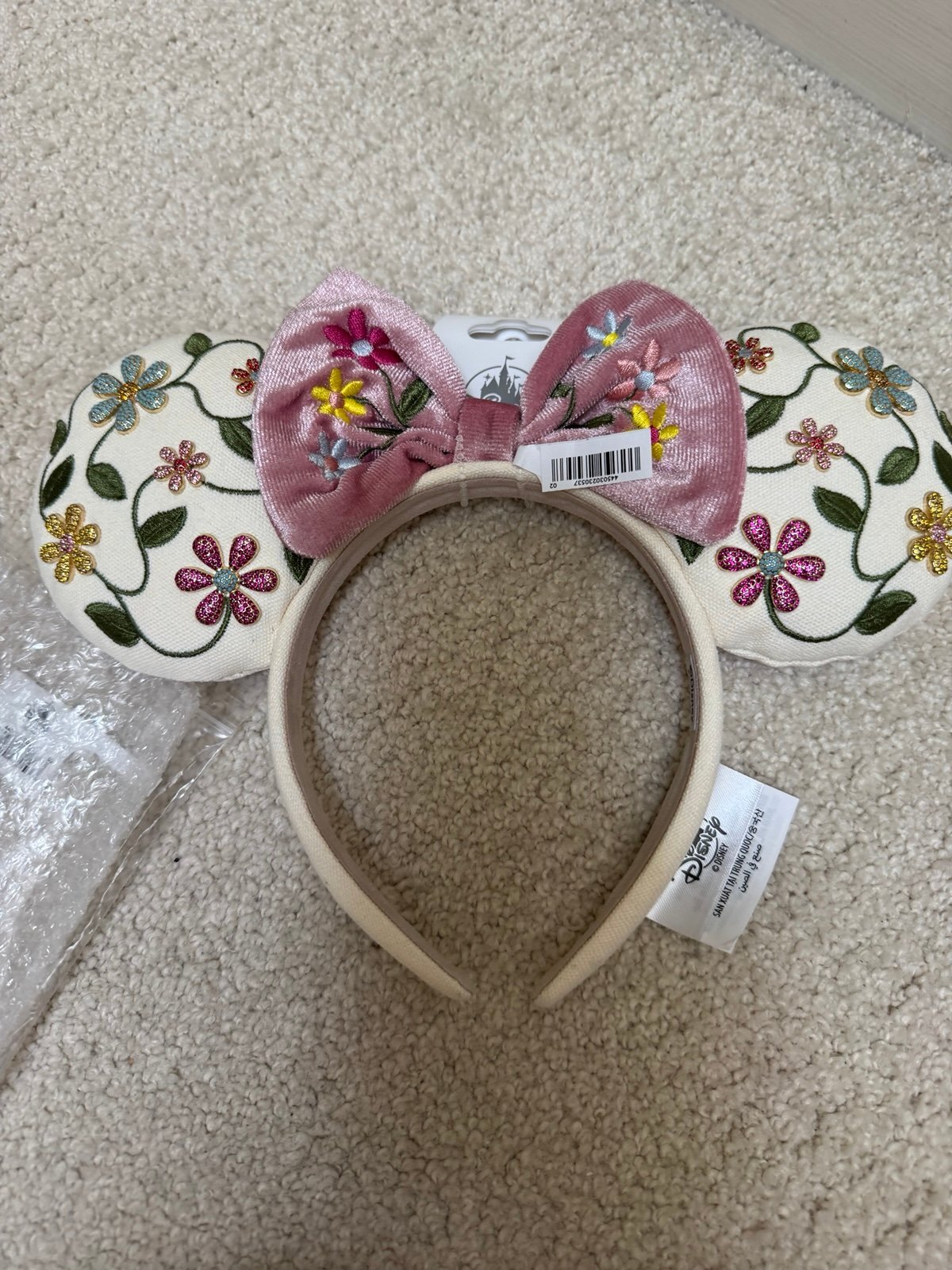 Minnie Mouse Floral Ear Headband by BaubleBar