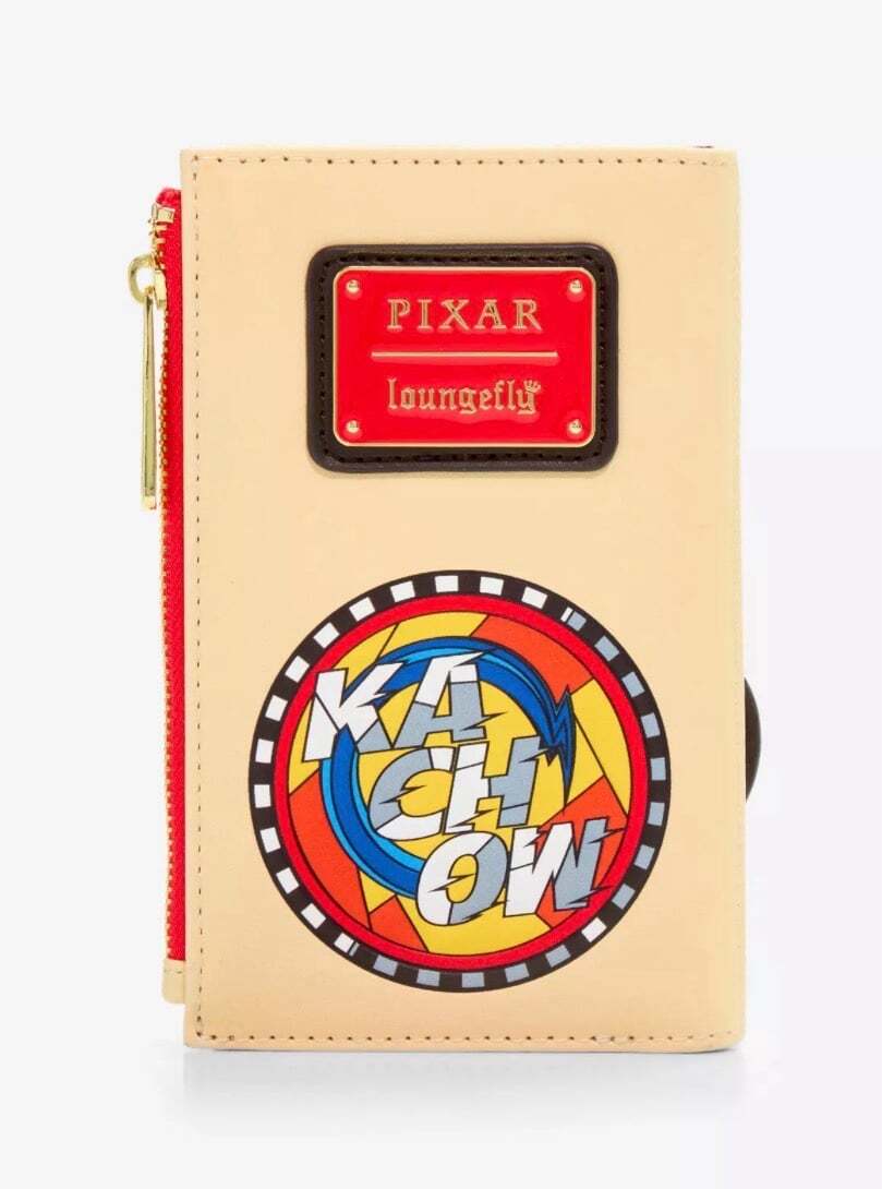 Loungefly Disney Cars Lightning McQueen Stained Glass Zip Wallet