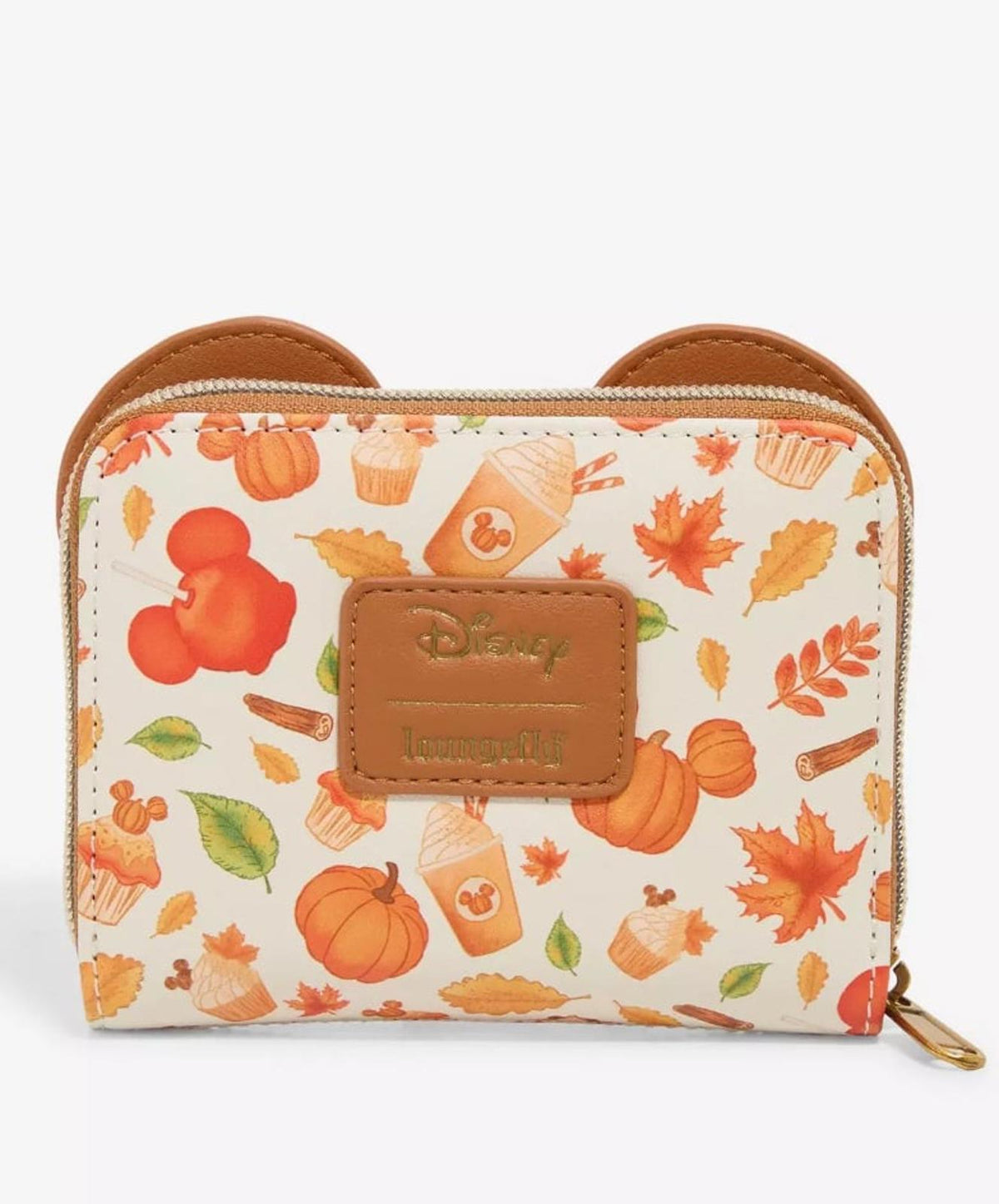 Loungefly Disney Mickey Mouse Pumpkin Fall Treats Mini Wallet