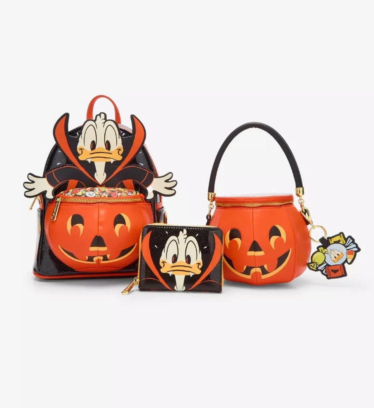 Loungefly Disney Donald Duck Vampire Costume Mini Backpack