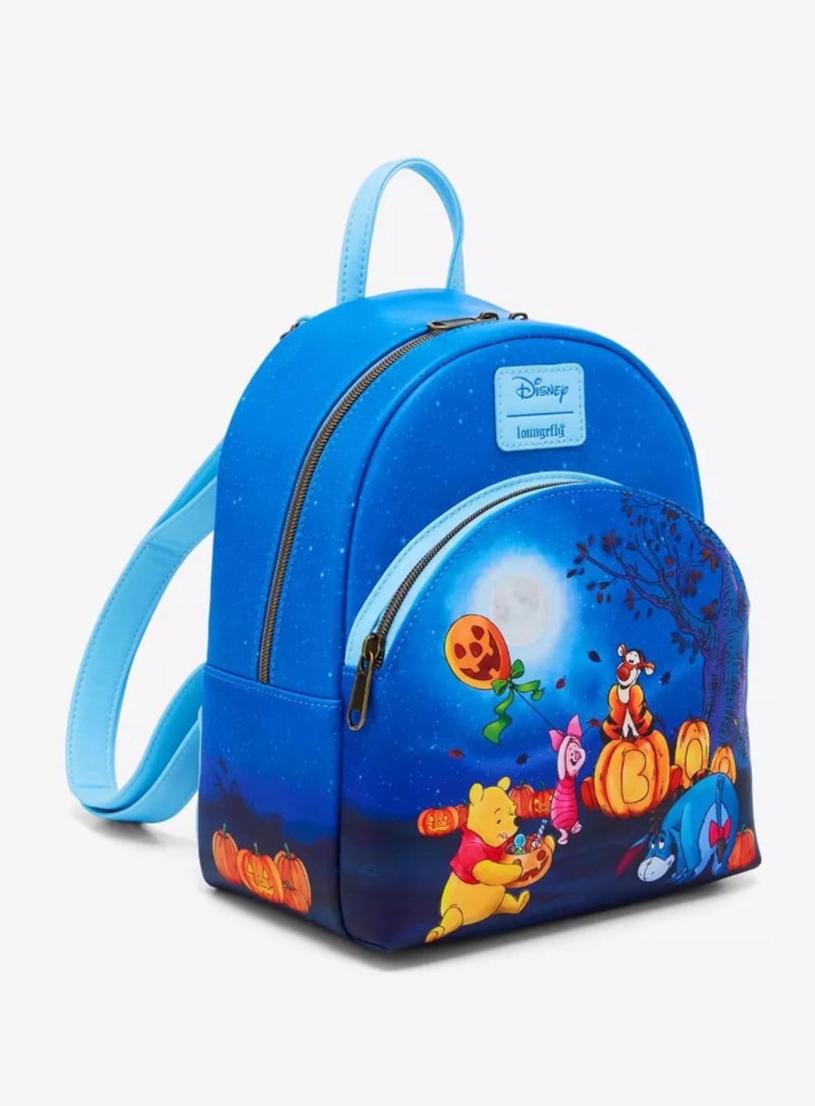 Loungefly Disney Winnie The Pooh Boo Halloween Pumpkin Patch Mini Backpack