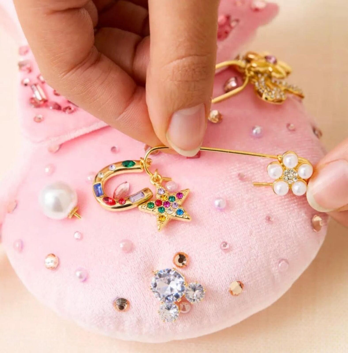 Minnie Mouse Custom Charm Ear Headband by BaubleBar