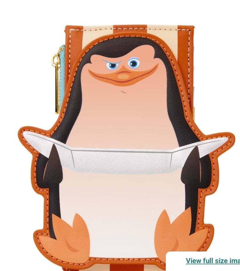 Loungefly Madagascar Penguins Skipper Card Holder
