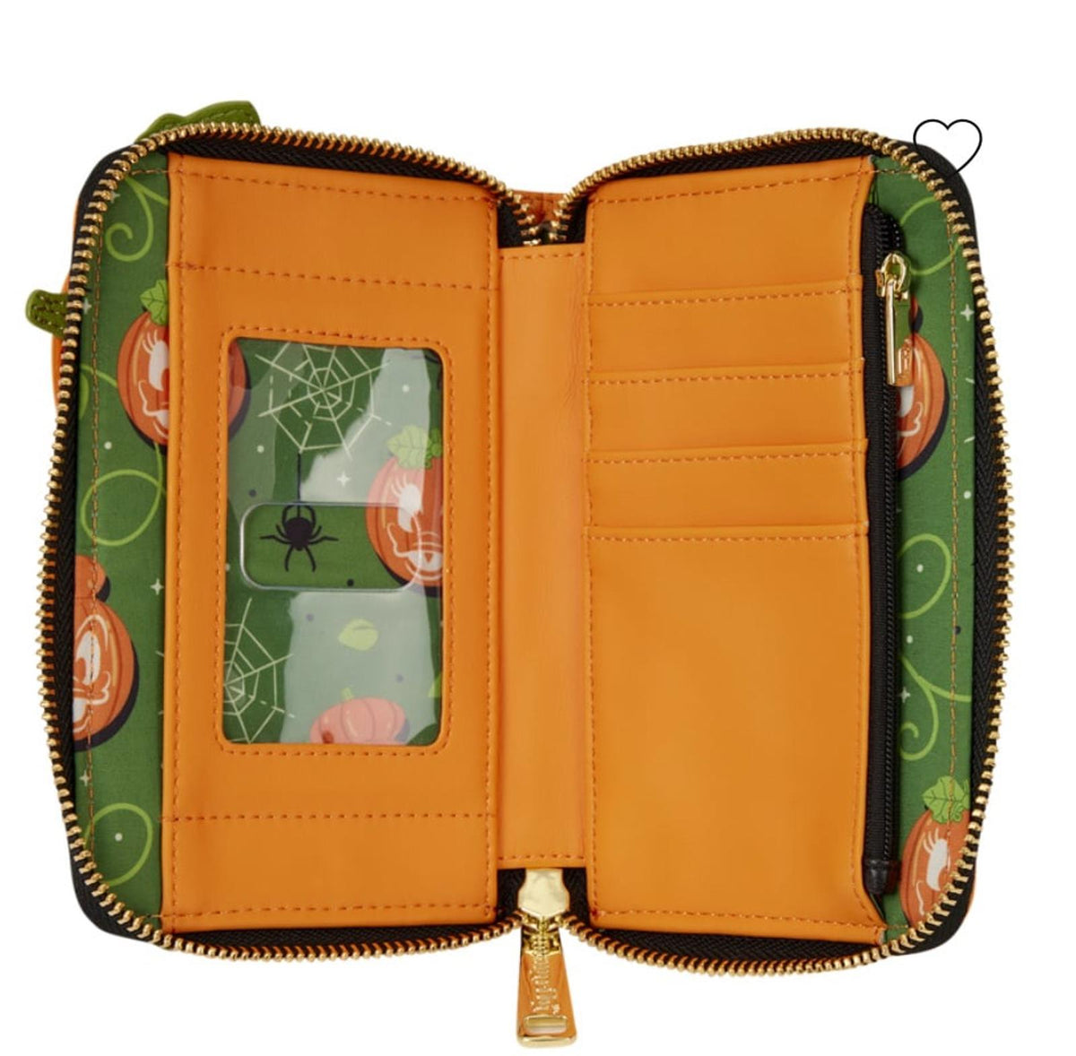 Loungefly Donald & Daisy Jack-o'-Lantern Glow Wallet