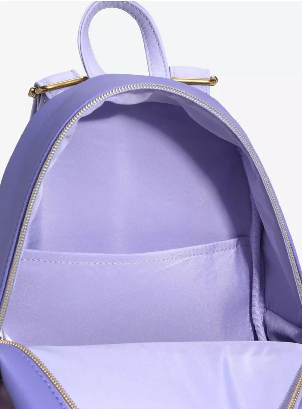 Loungefly Lady and the Tramp Purple Sunset Mini Backpack