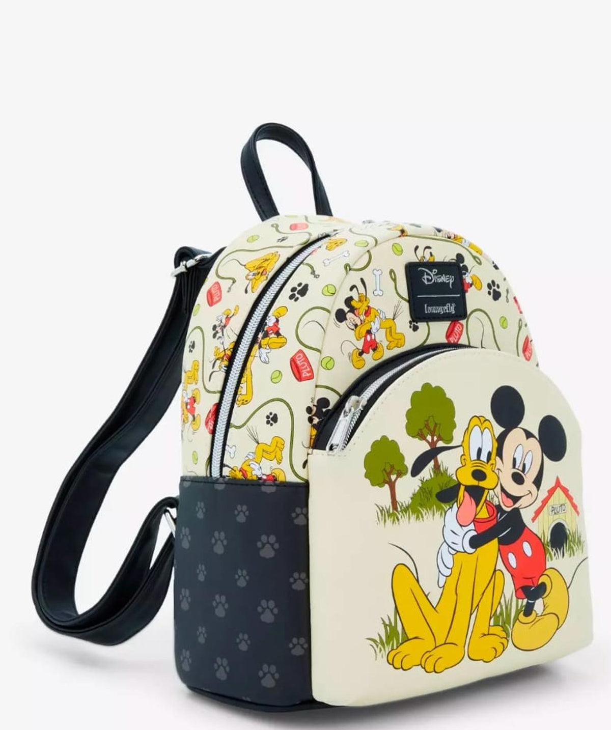 Loungefly Disney Mickey Mouse & Pluto Mini Backpack