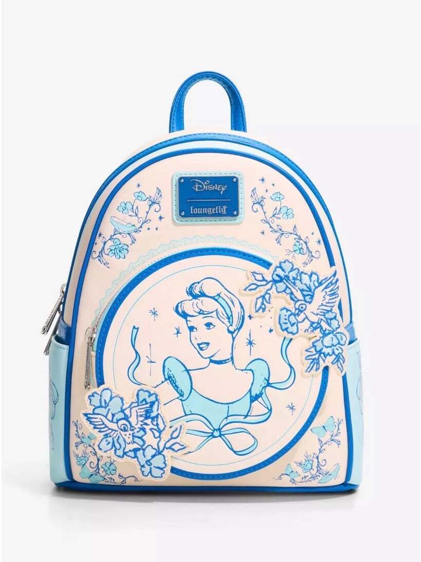 Loungefly Disney Cinderella Tonal Portrait Mini Backpack