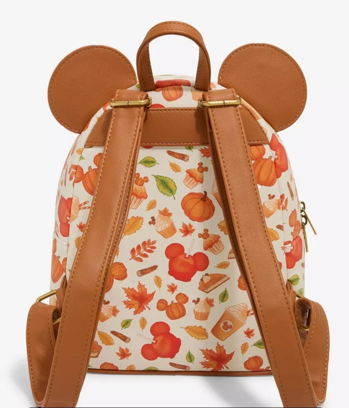 Loungefly Disney Mickey Mouse Pumpkin Fall Treats Scented Mini Backpack