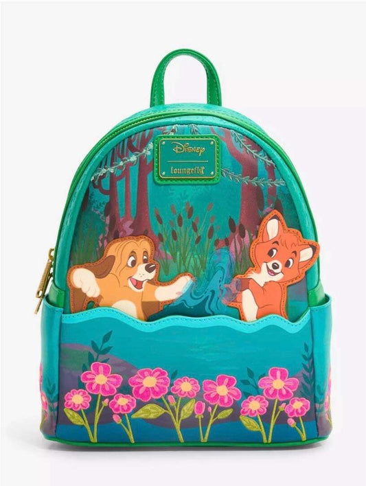 Loungefly Disney The Fox And The Hound River Mini Backpack