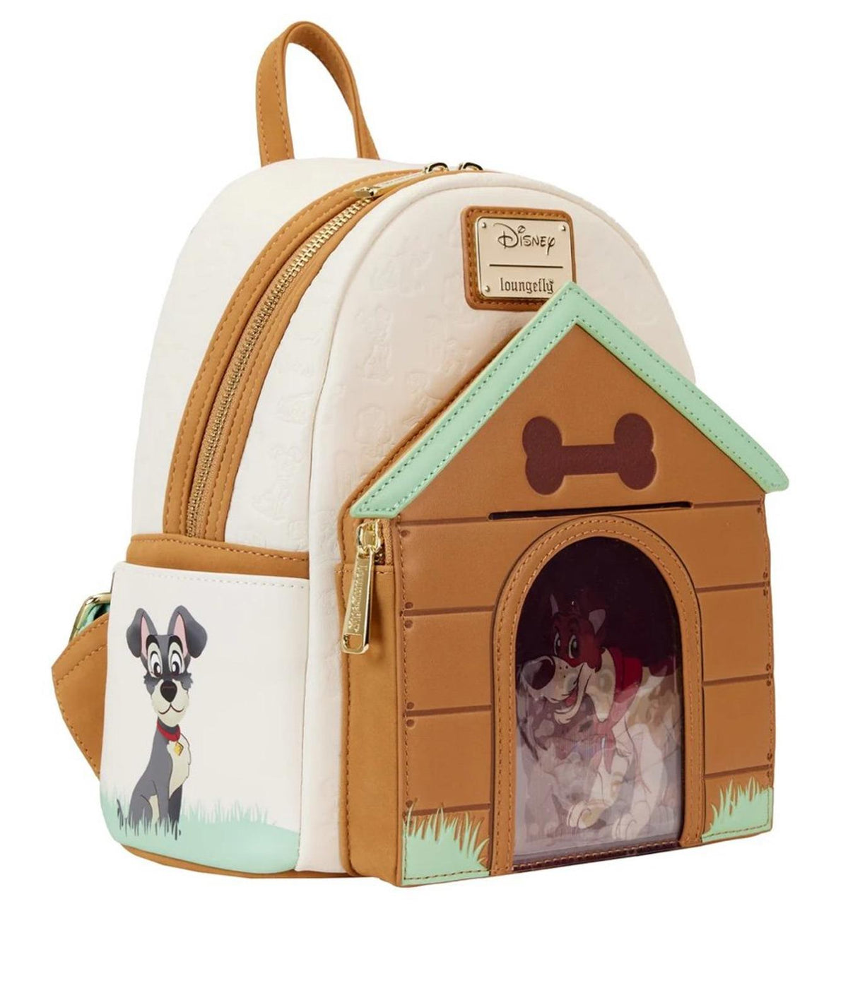 Loungefly Disney Heart Disney Dogs Triple Lenticular Mini Backpack
