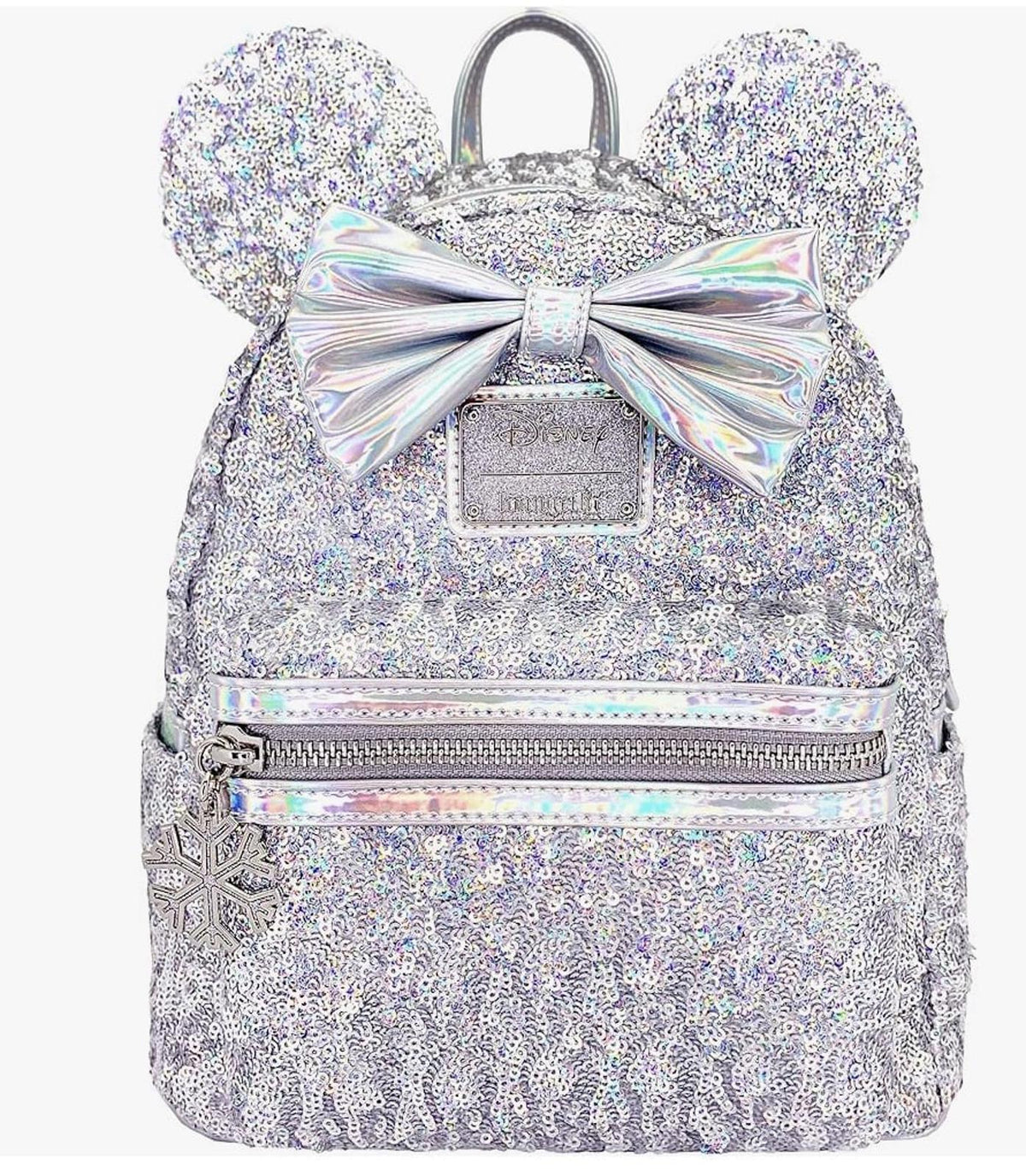 Loungefly Disney Holographic Sequin Minnie Mini Backpack