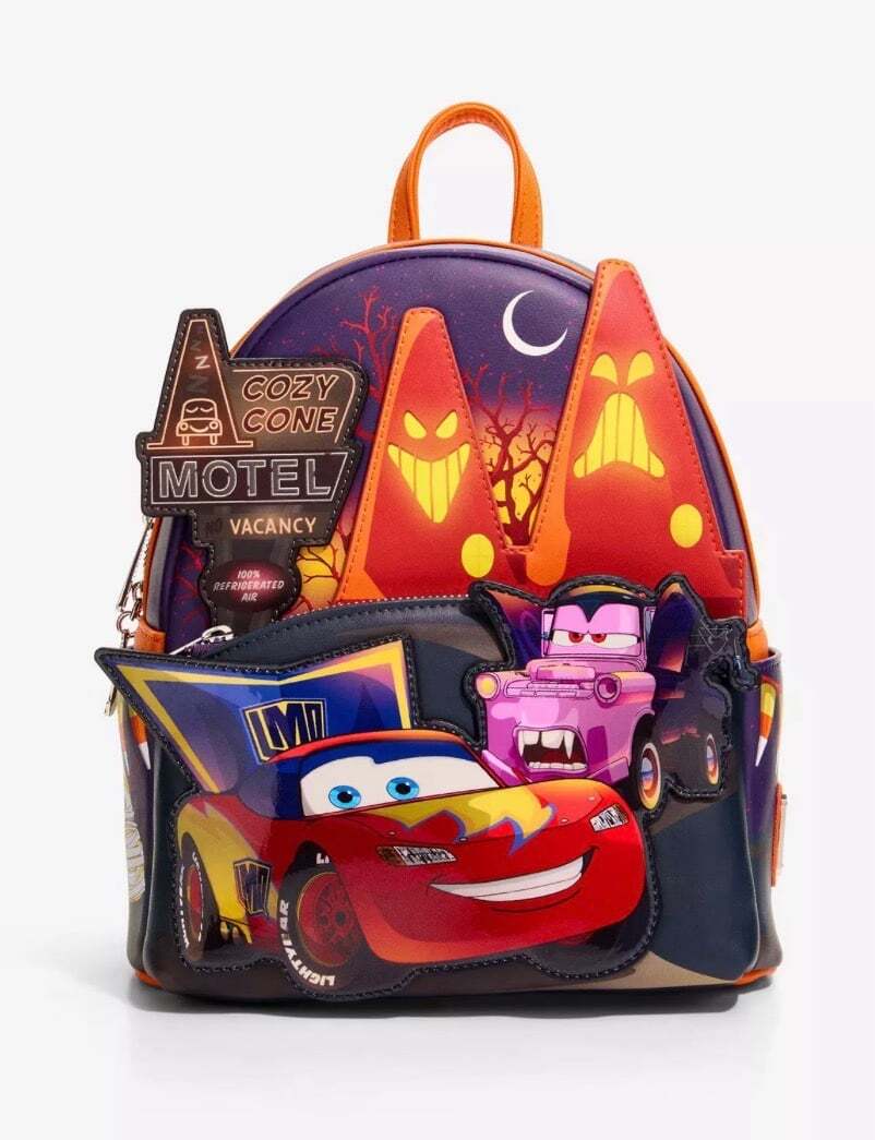 Loungefly Disney Pixar Cars Halloween Costumes Glow-in-the-Dark Mini Backpack