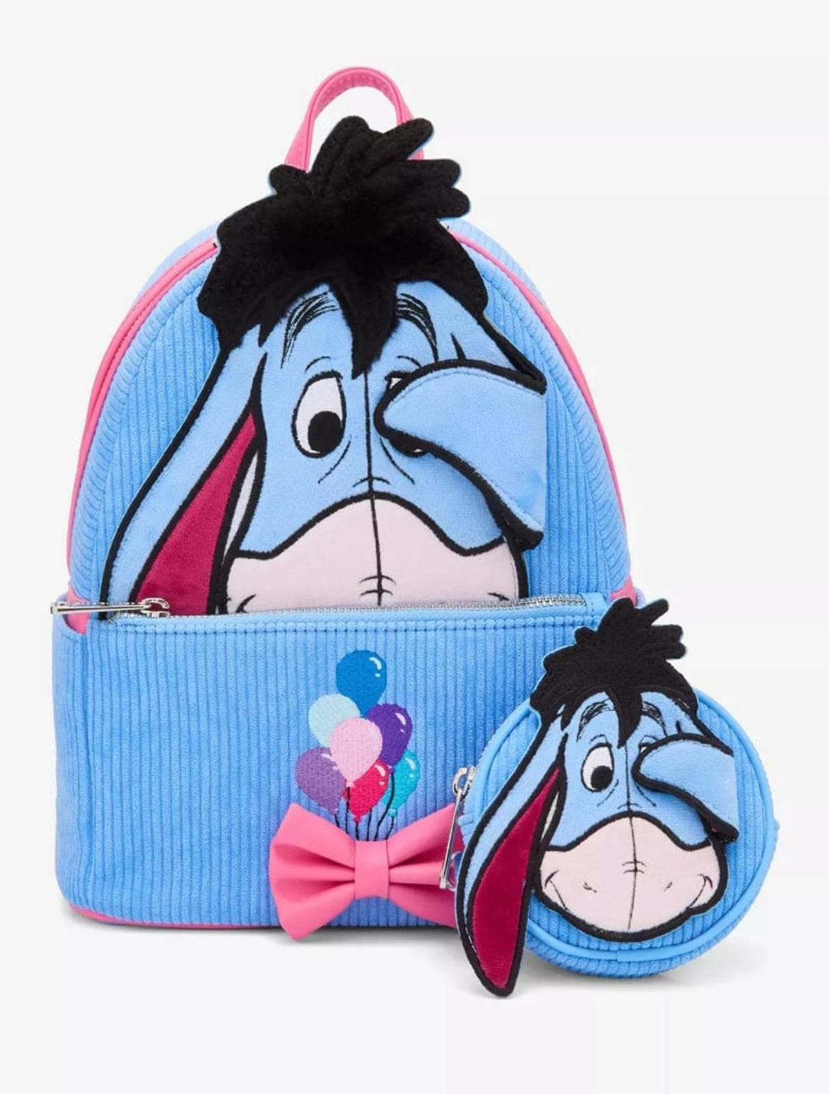 Loungefly Disney Winnie the Pooh Eeyore Peeking Corduroy Coin Purse