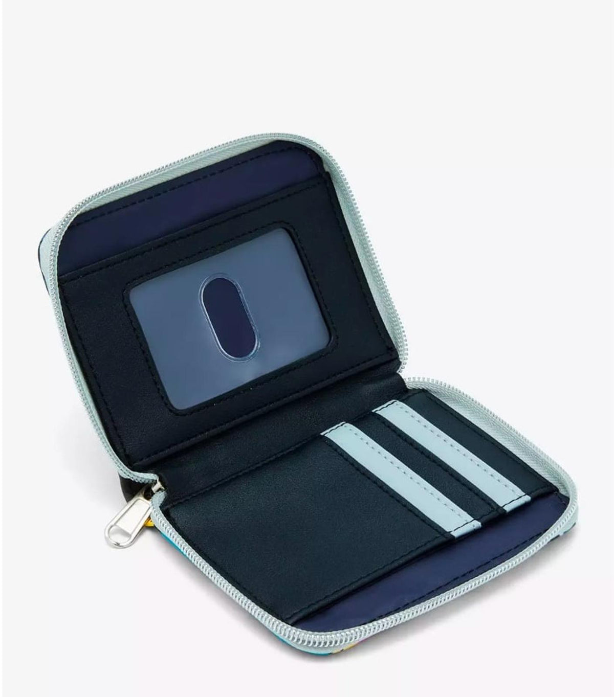 Loungefly The Nightmare Before Christmas Jack & Sally Split Mini Zipper Wallet