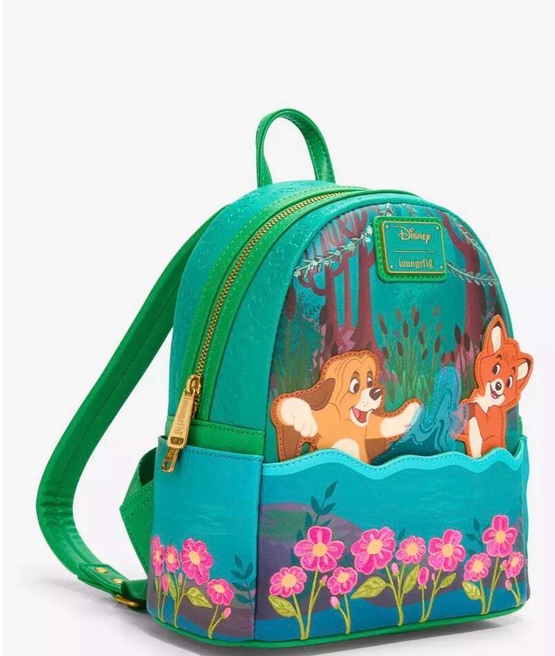 Loungefly Disney The Fox And The Hound River Mini Backpack