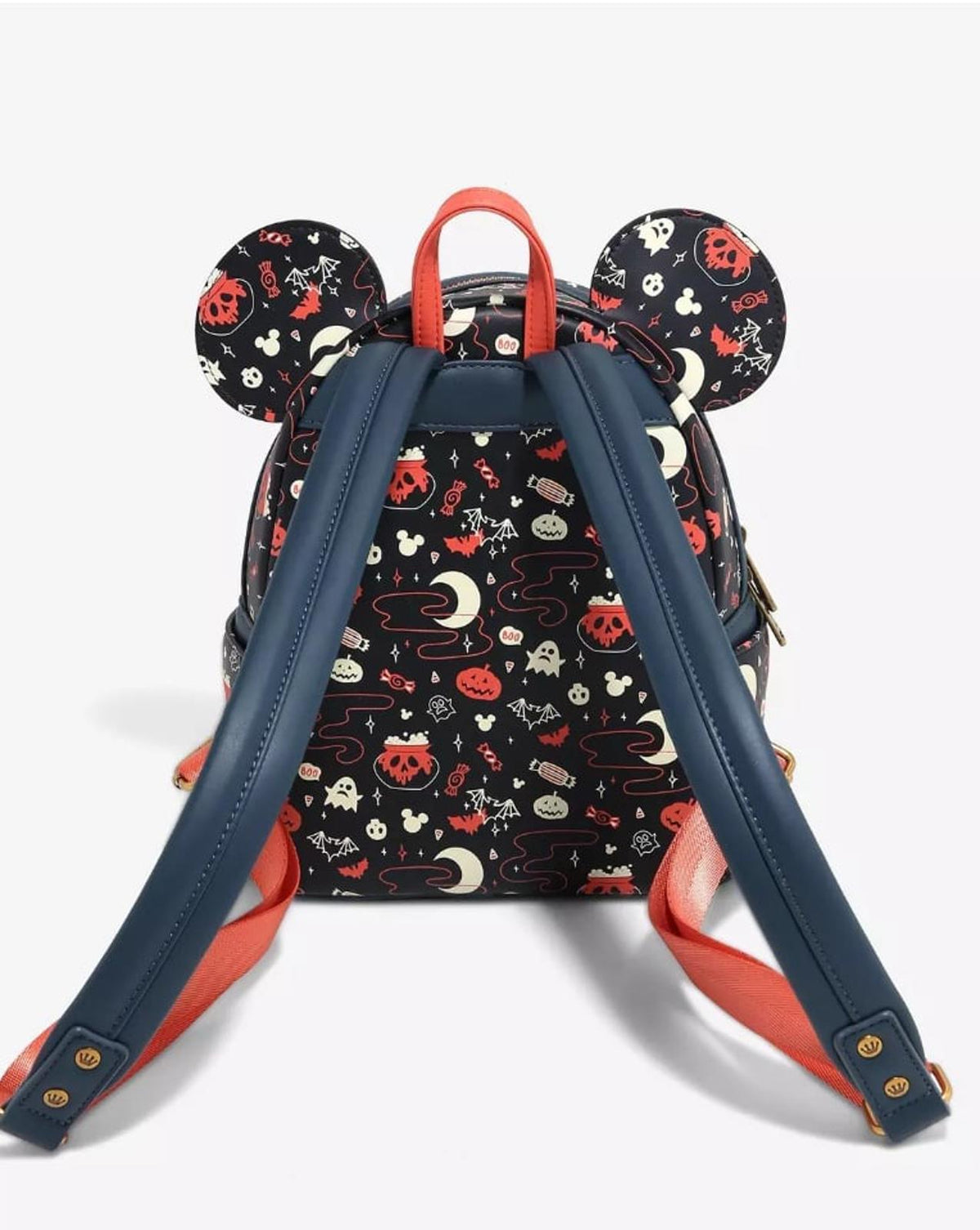 Loungefly Disney Mickey & Minnie Halloween Ears Glow-in-the-Dark Mini Backpack