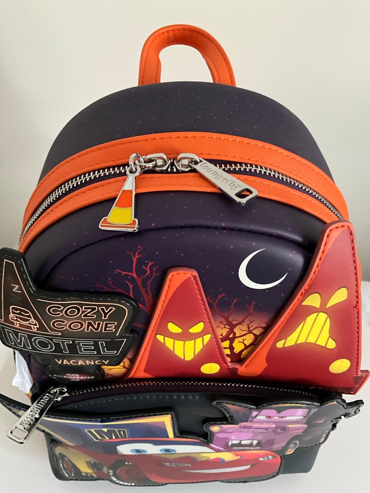 Loungefly Disney Pixar Cars Halloween Costumes Glow-in-the-Dark Mini Backpack