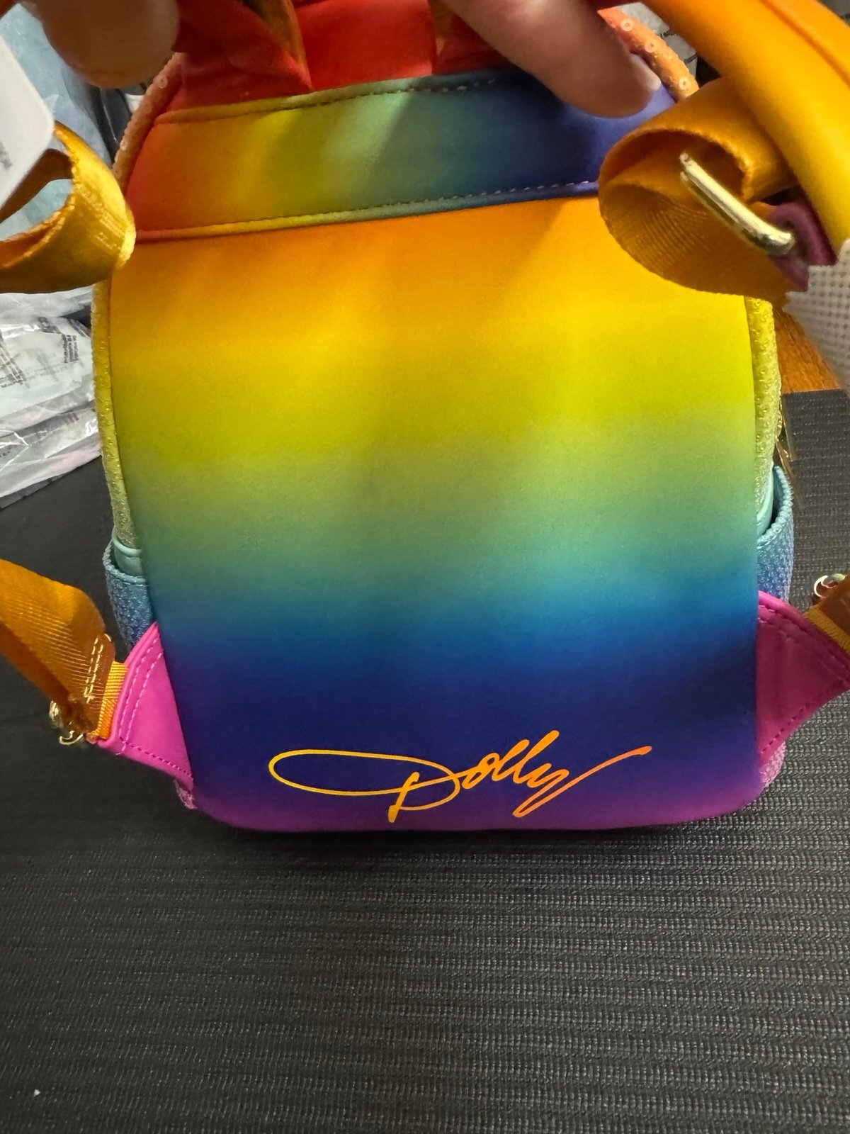 Loungefly Dolly Butterfly Sequin Vibrant Colors Mini Backpack