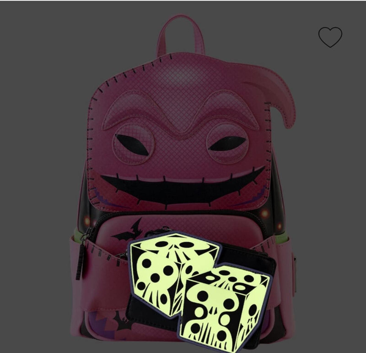 NYCC LE Funko Pop! By Loungefly Neon Oogie Boogie Cosplay Mini Back