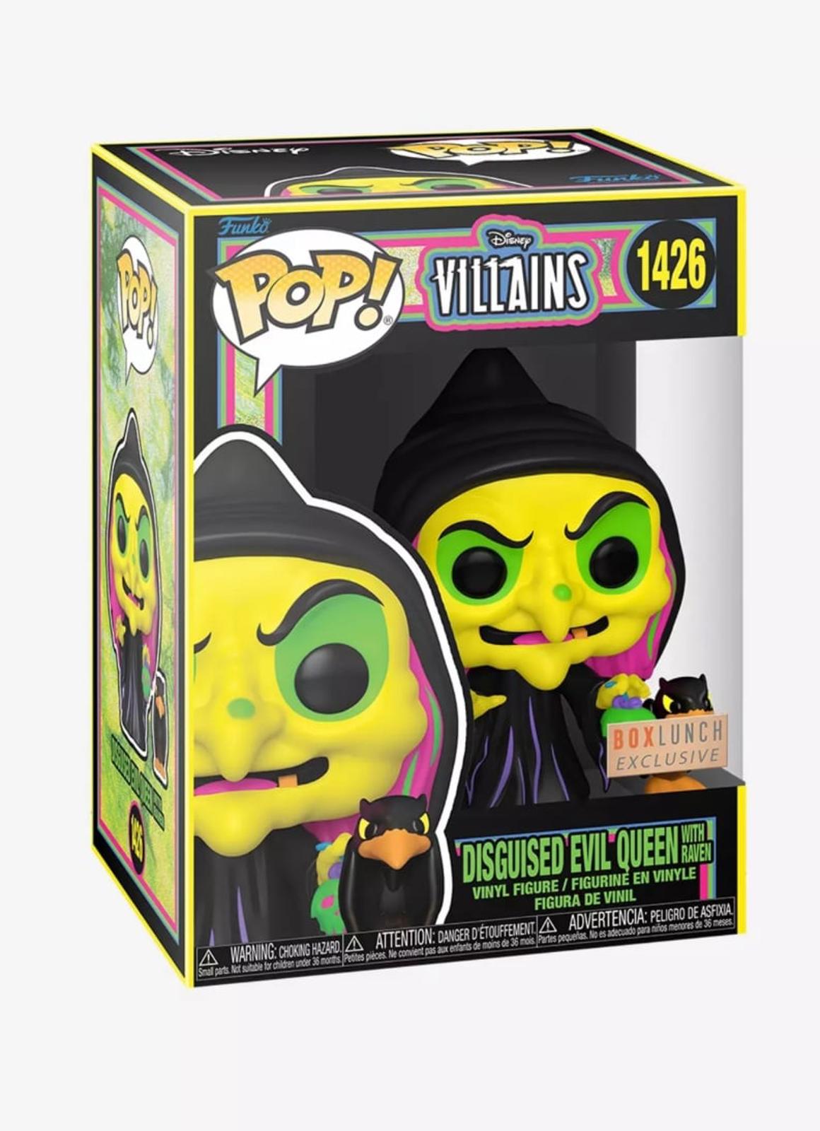 Funko Pop! Disney Villains Snow White and 7 Dwarfs Disguised Evil Queen w/Raven