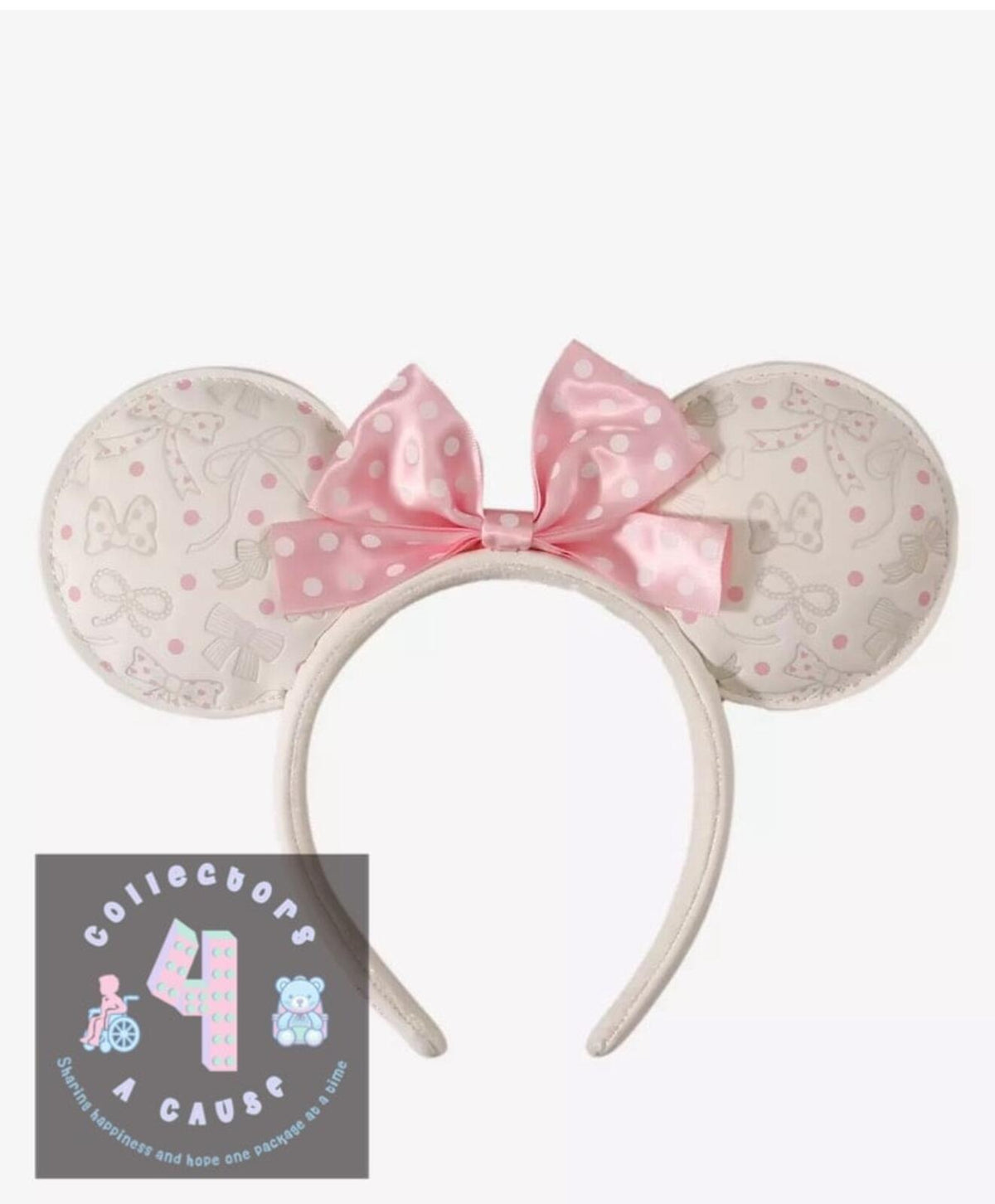 Loungefly Disney Minnie Mouse Polka Dot Bows White Ears