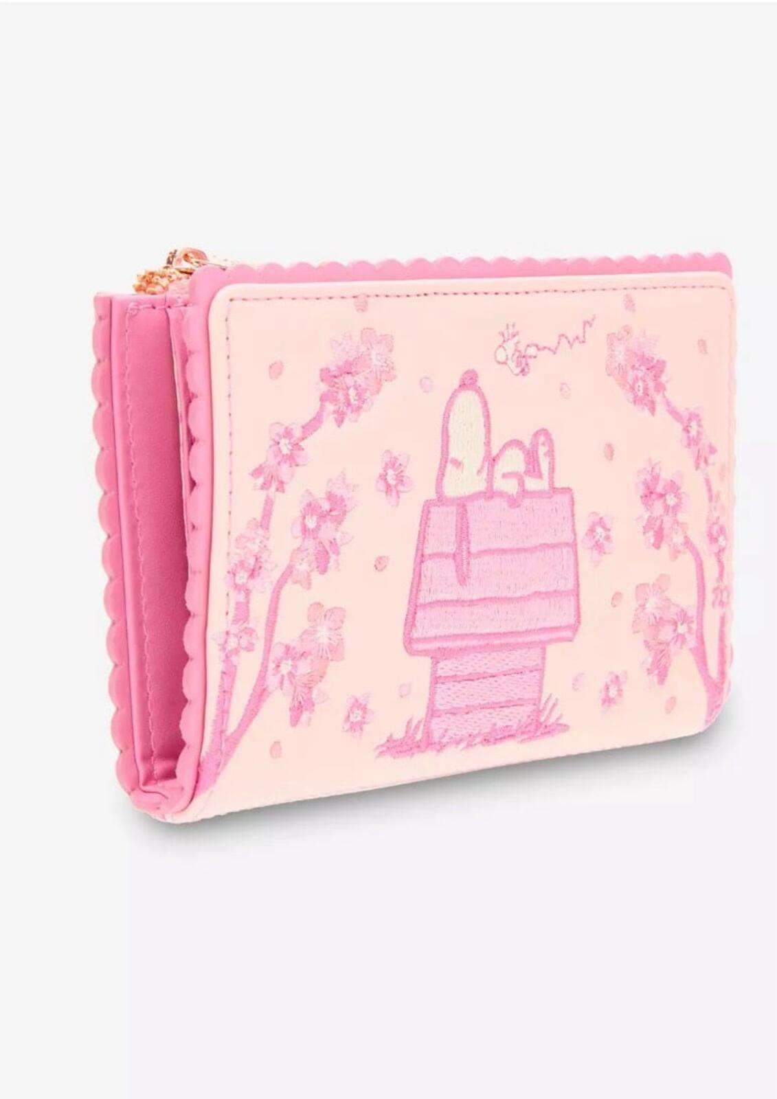 Loungefly Peanuts Snoopy Cherry Blossom Wallet