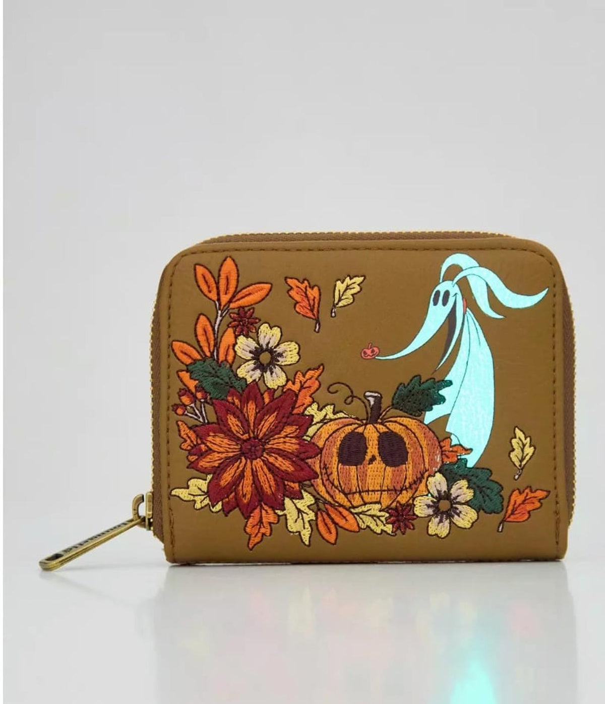 Loungefly NBC Zero Floral Brown/Orange Indexer Wallet NWT
