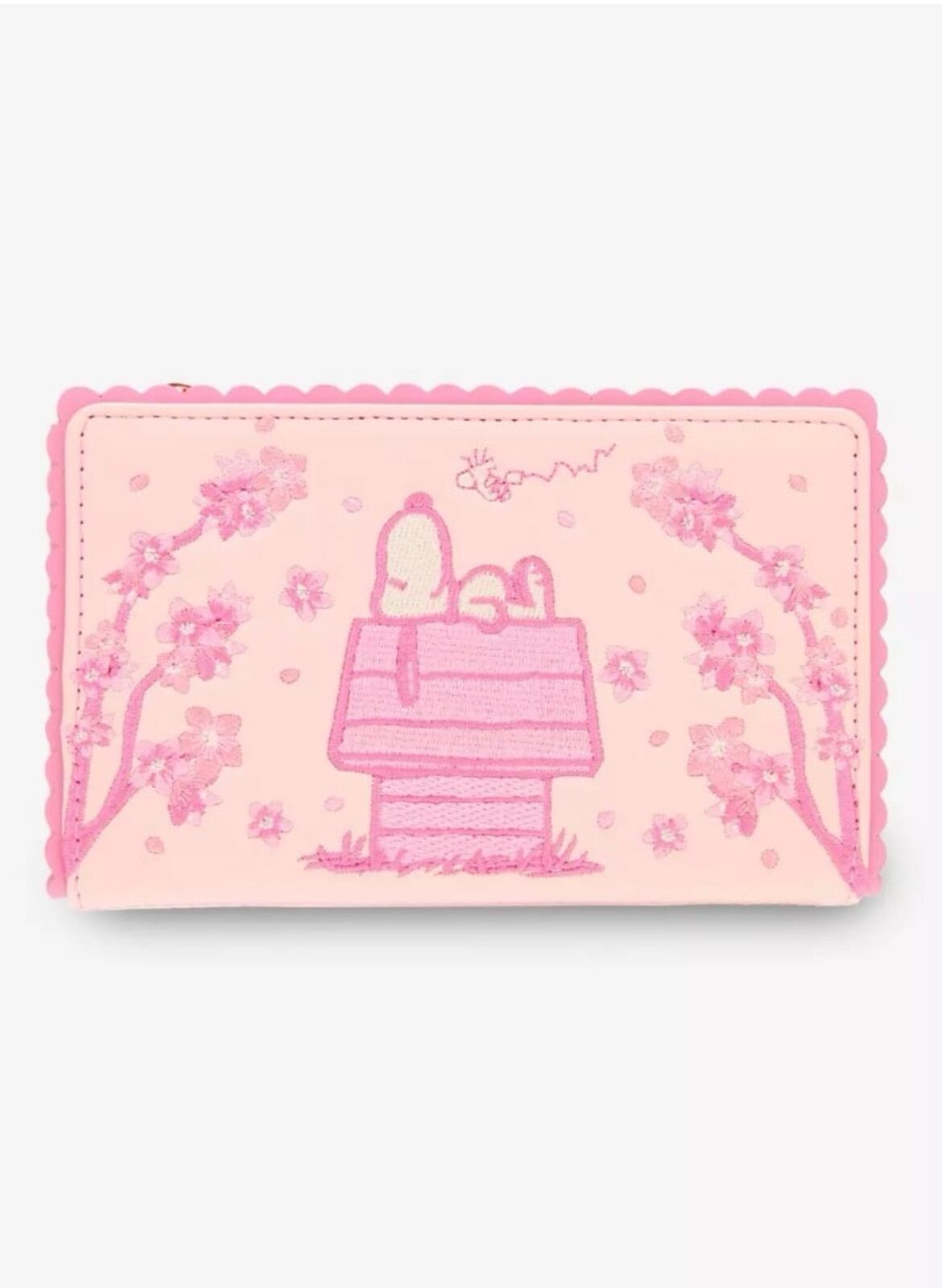 Loungefly Peanuts Snoopy Cherry Blossom Wallet