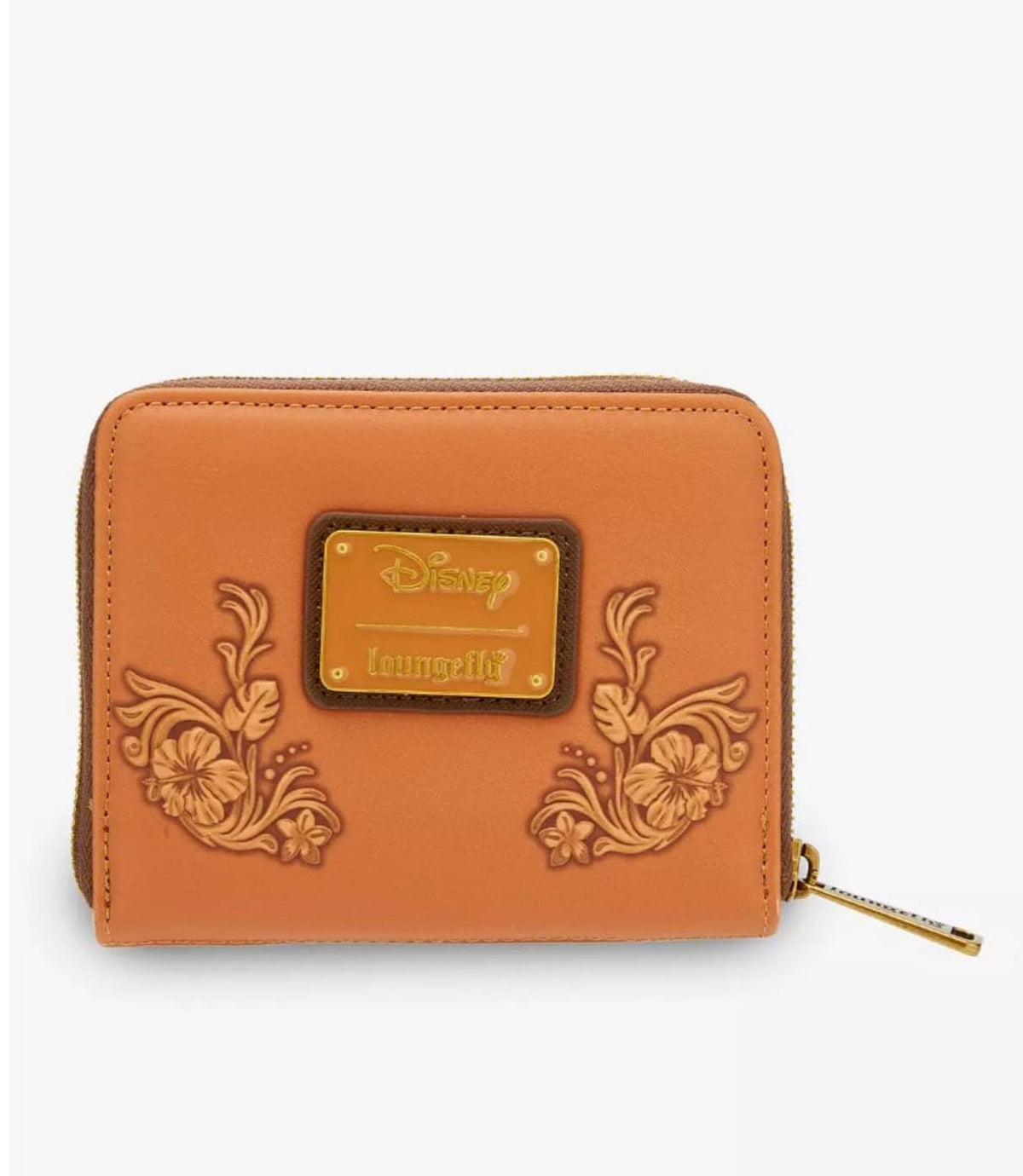 Loungefly Disney Lilo & Stitch Tonal Stitch Carving Small Zip Wallet