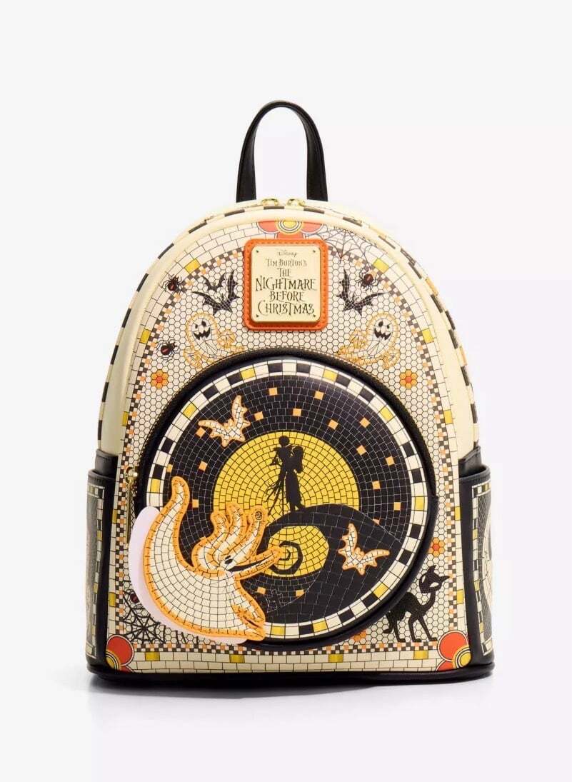 Loungefly Disney The Nightmare Before Christmas Mosaic Mini Backpack