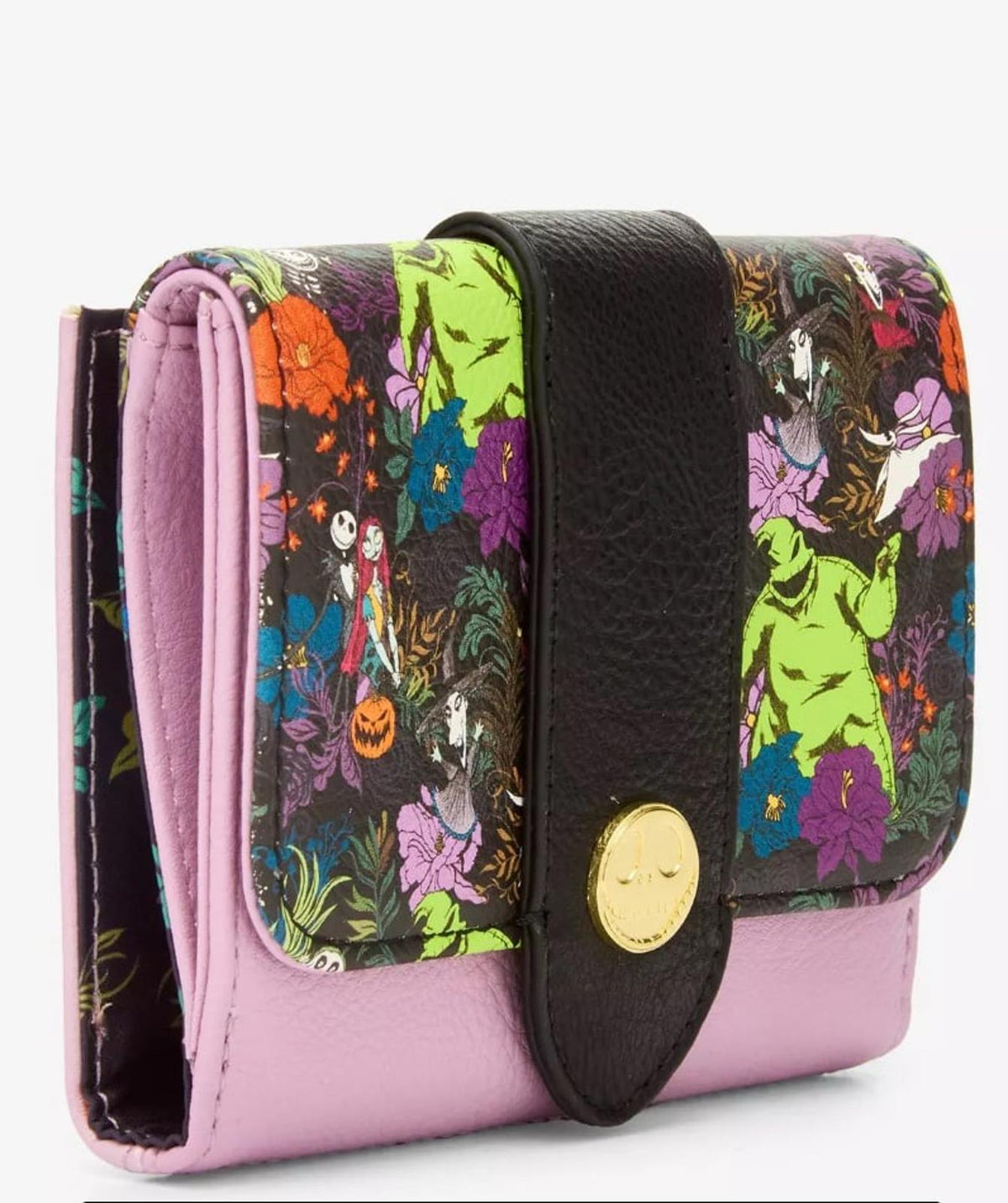 Loungefly Disney The Nightmare Before Christmas Allover Print Snap Wallet