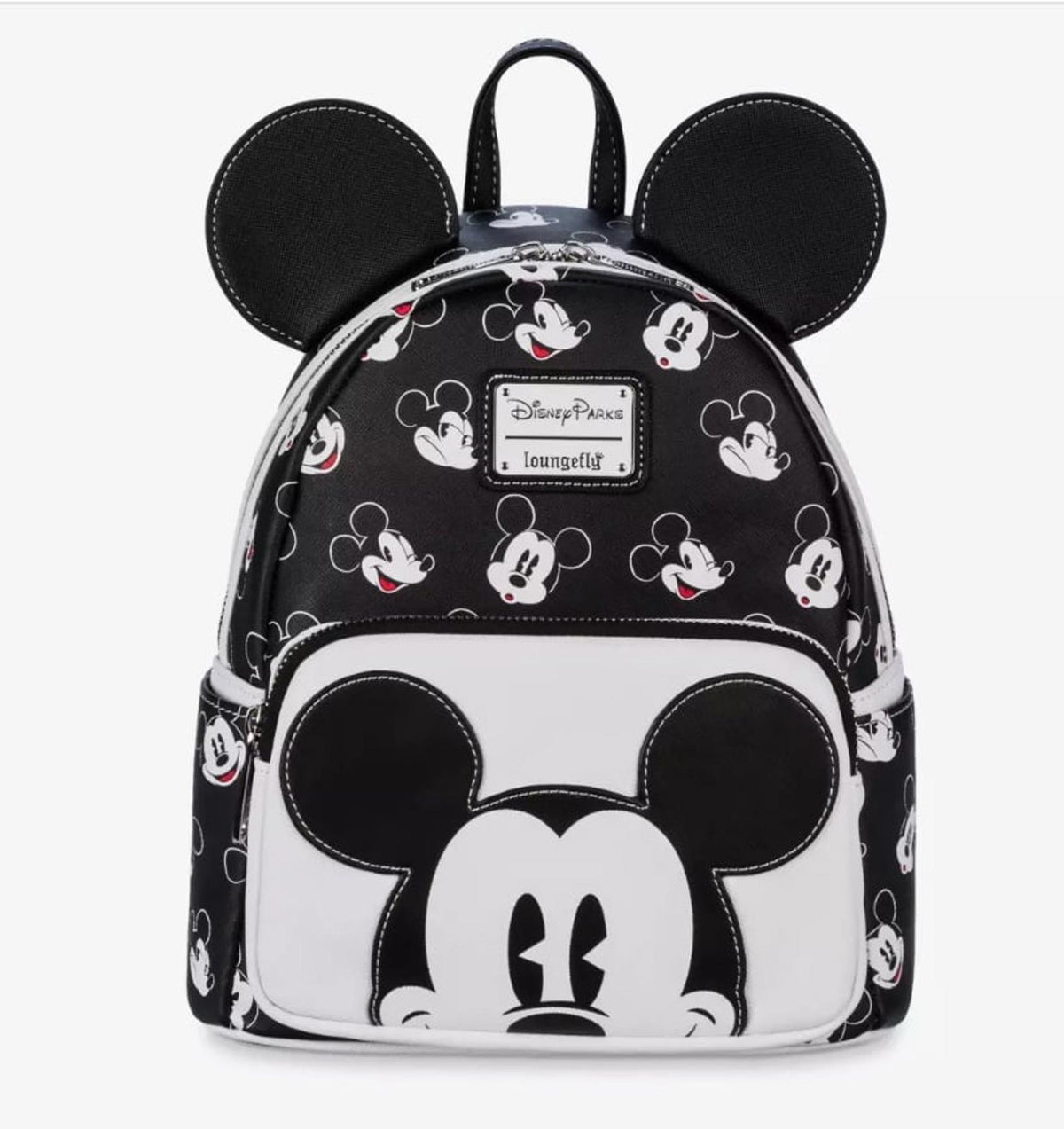 Loungefly Classic Mickey Mouse Black/White Mini Backpack