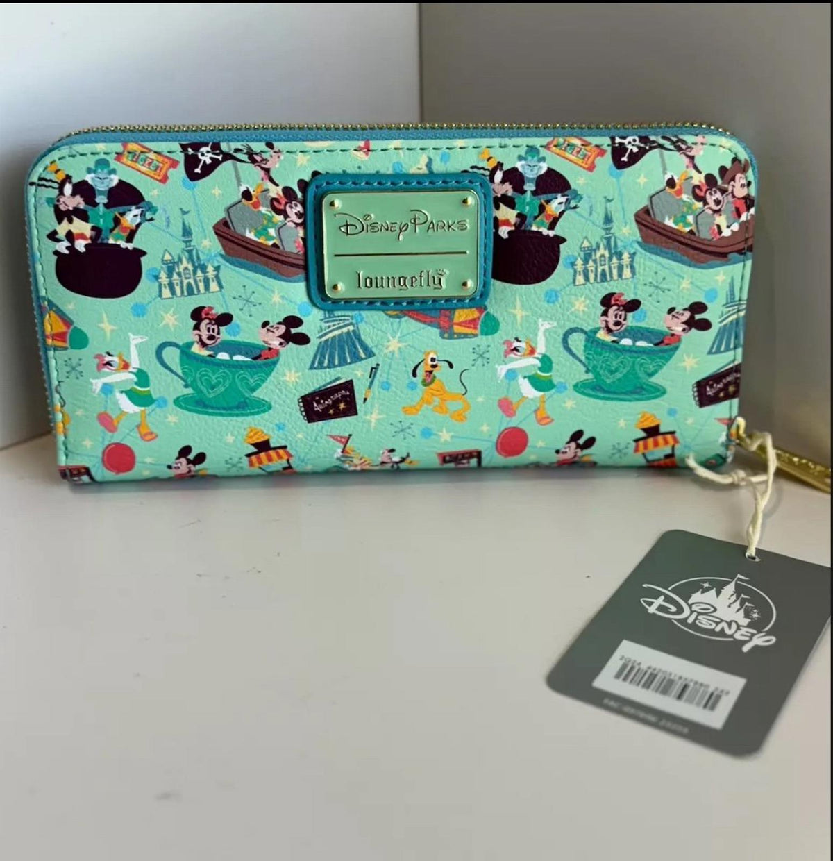 Loungefly Disney Parks Mickey Mouse & Friends PLAY IN THE PARK Backpack/Wallet SET