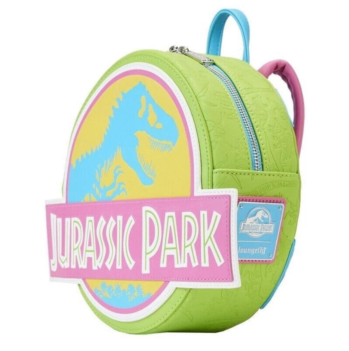 2023 SDCC Loungefly Jurassic Park Neon Glow In The Dark Backpack Limited Edition