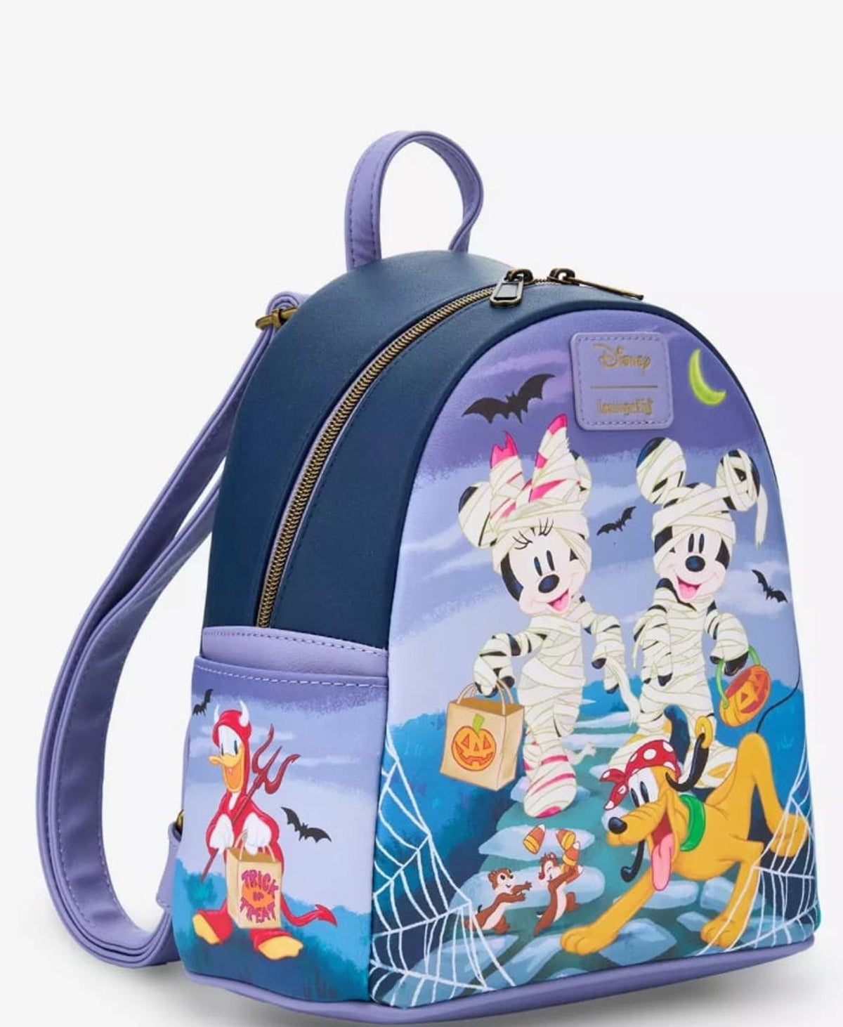 Loungefly Disney Mickey Mouse & Friends Halloween Mini Backpack NWT