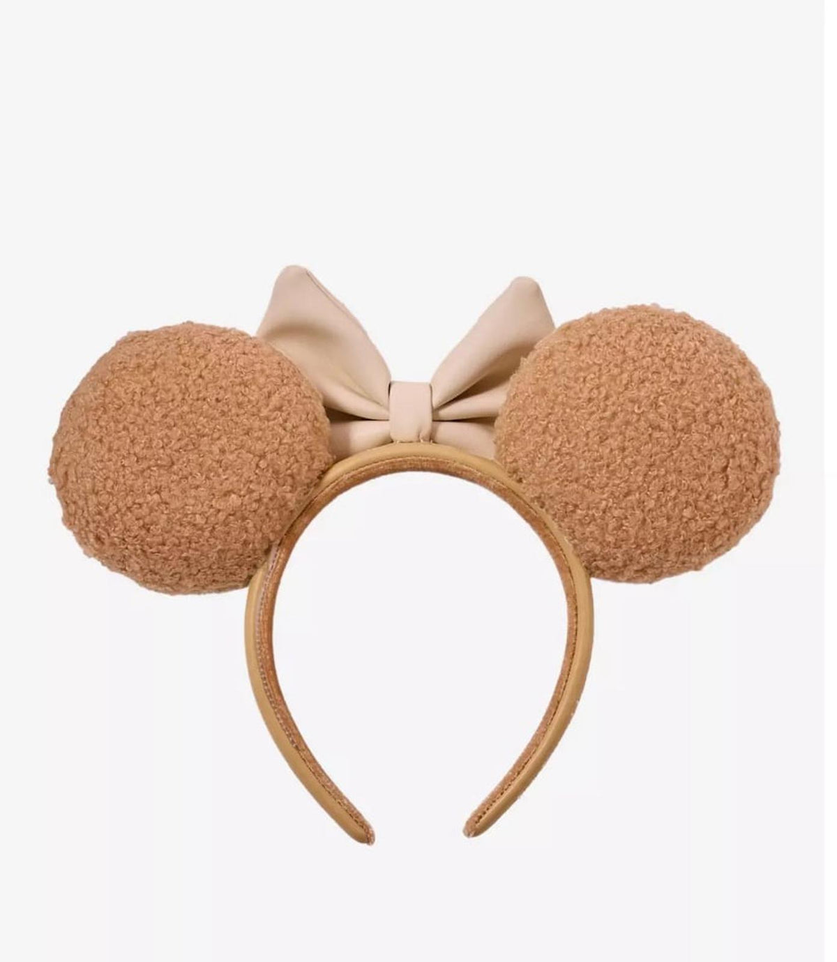 Loungefly Minnie Mouse Brown Sherpa Ears $50.00