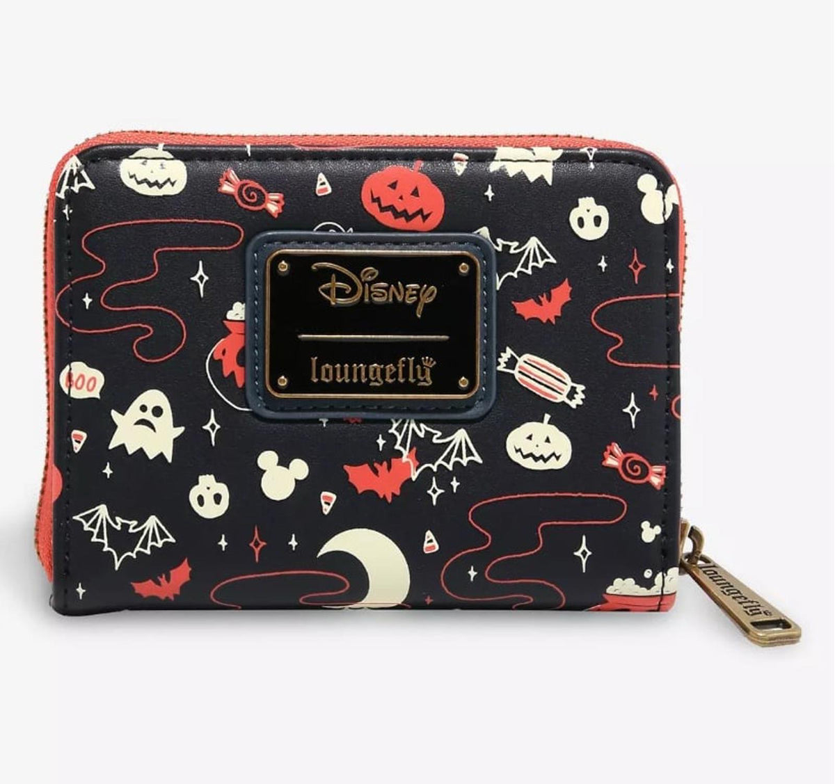 Loungefly Disney Mickey & Minnie Halloween Glow-in-the-Dark Wallet
