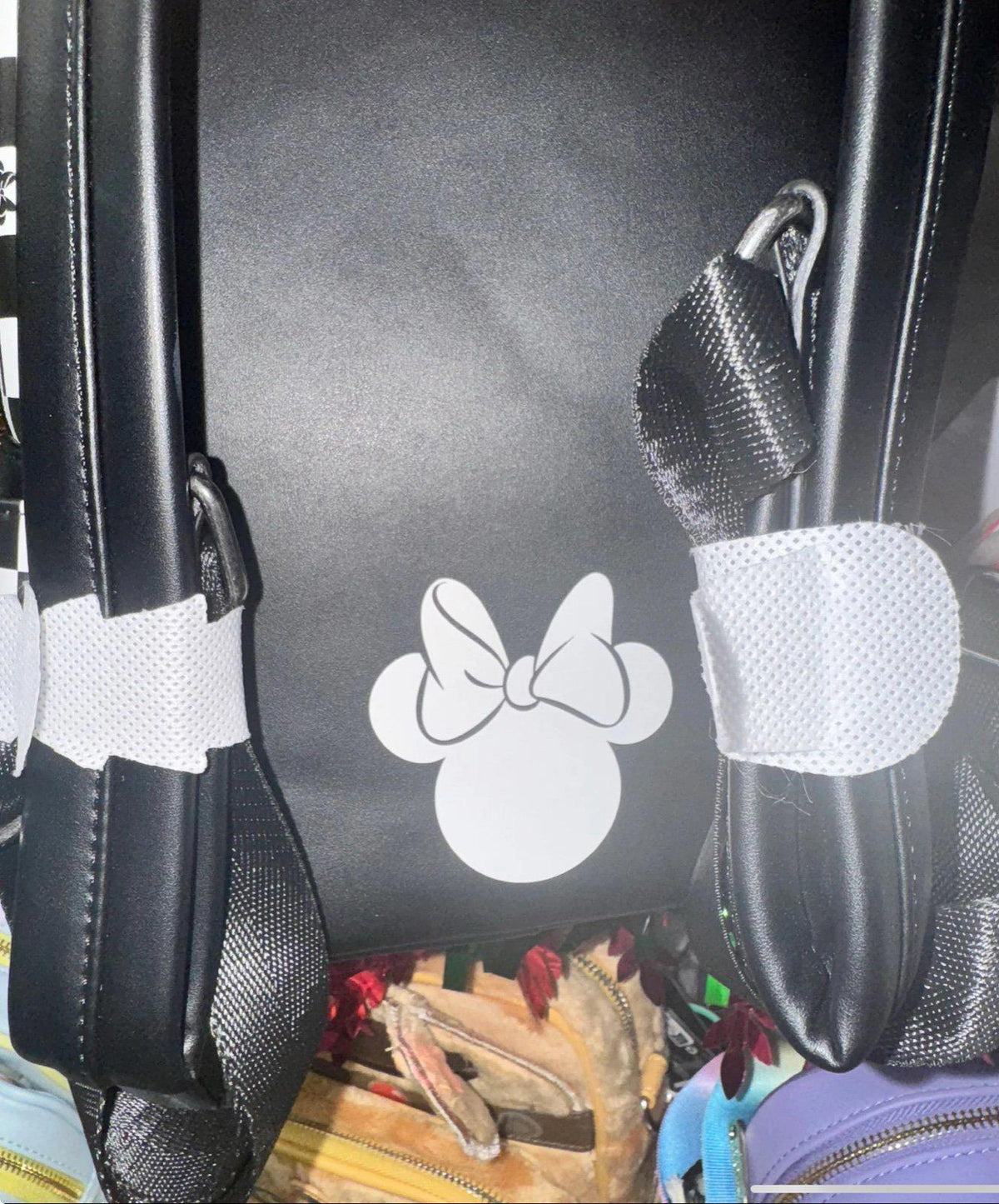 Loungefly Exclusive “Checkered Minnie Mouse Sequin” Mini Backpack