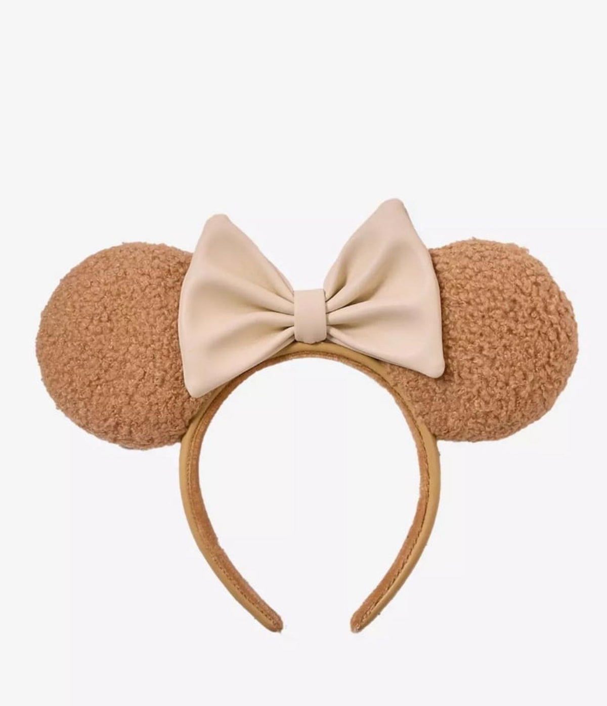 Loungefly Minnie Mouse Brown Sherpa Ears $50.00