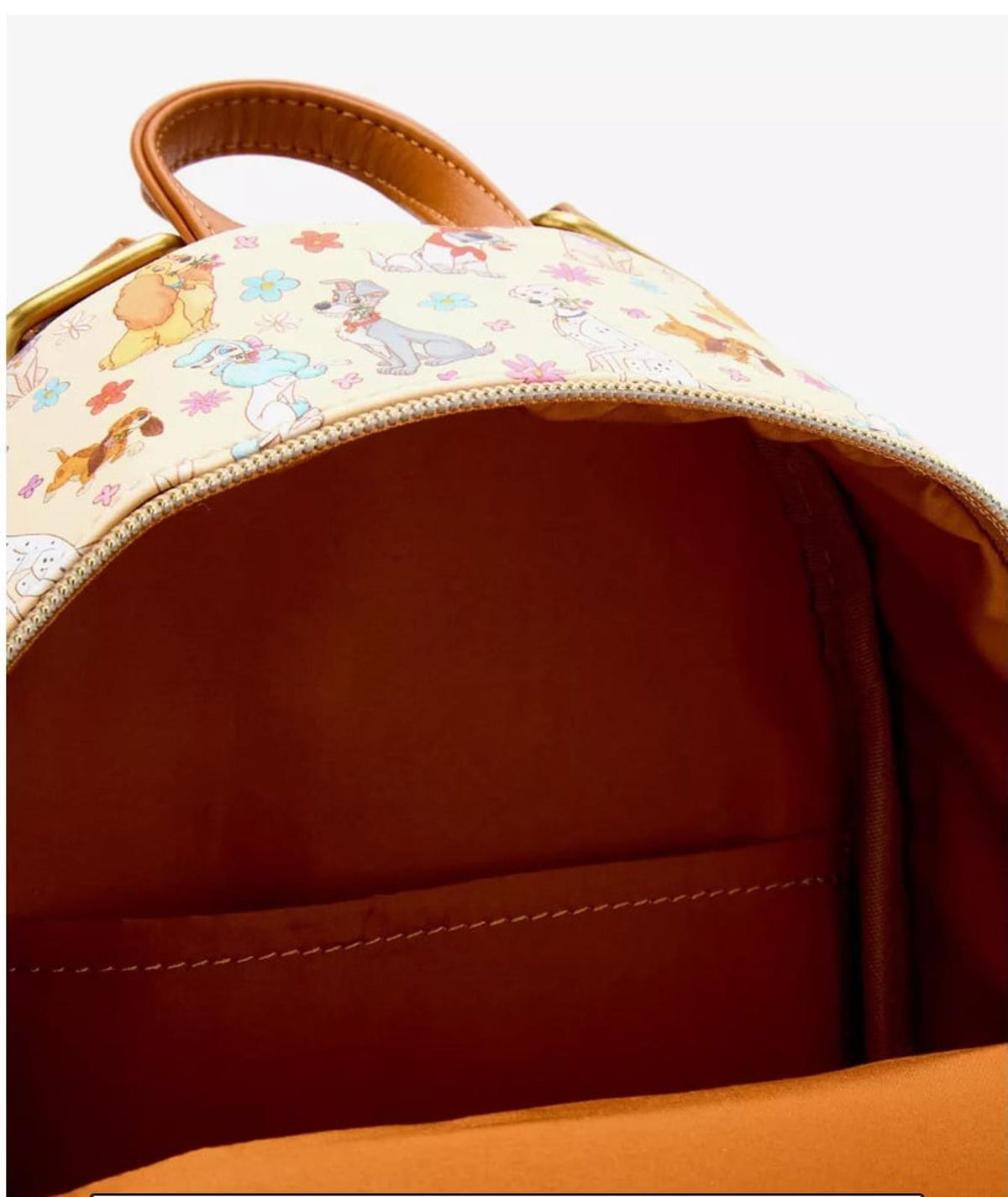 Loungefly Disney Dogs Floral Mini Backpack