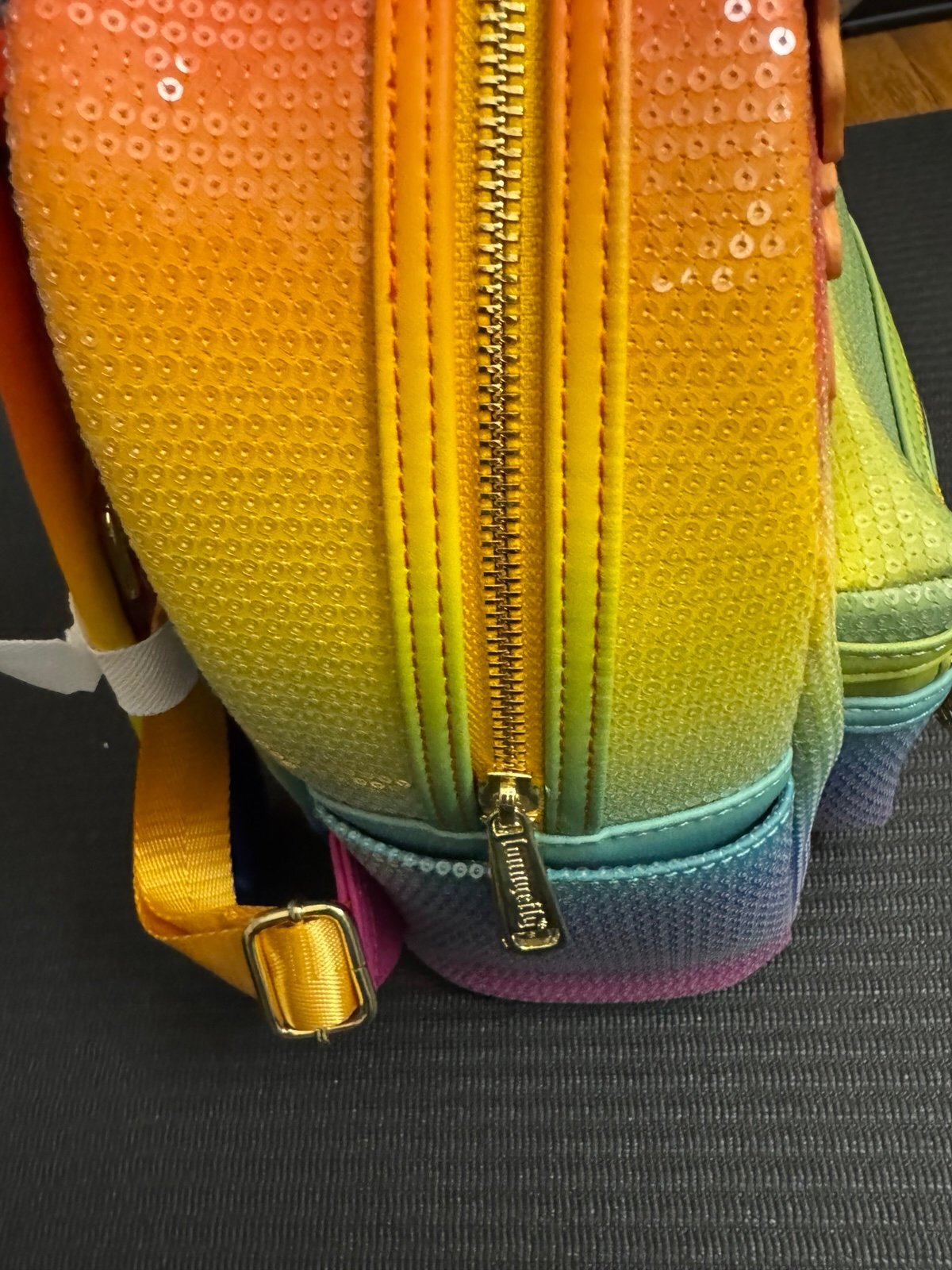 Loungefly Dolly Butterfly Sequin Vibrant Colors Mini Backpack