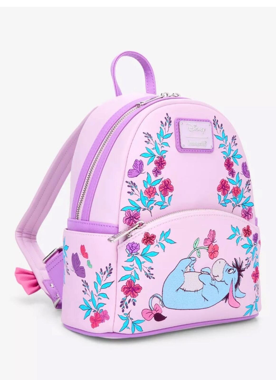 Loungefly Disney Winnie the Pooh Eeyore Floral Mini Backpack