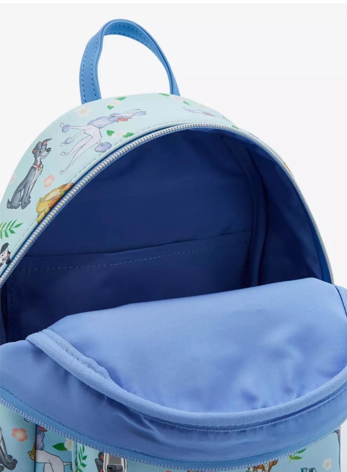 Loungefly Disney Dogs Floral Mini Backpack