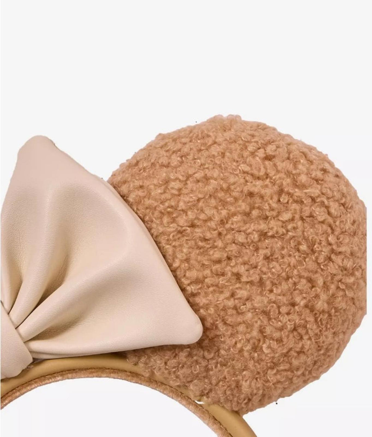 Loungefly Minnie Mouse Brown Sherpa Ears $50.00