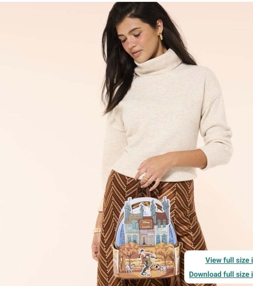 Loungefly 101 Dalmatians Roger & Anita Scene Mini Backpack