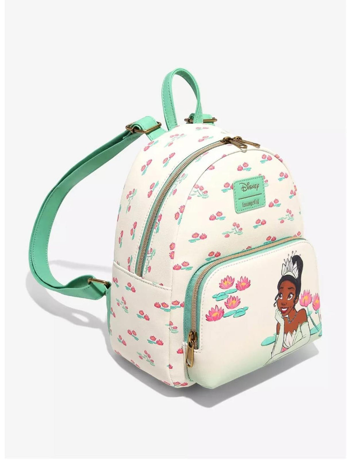 Loungefly The Princess & The Frog Tiana Water Lilies Mini Backpack