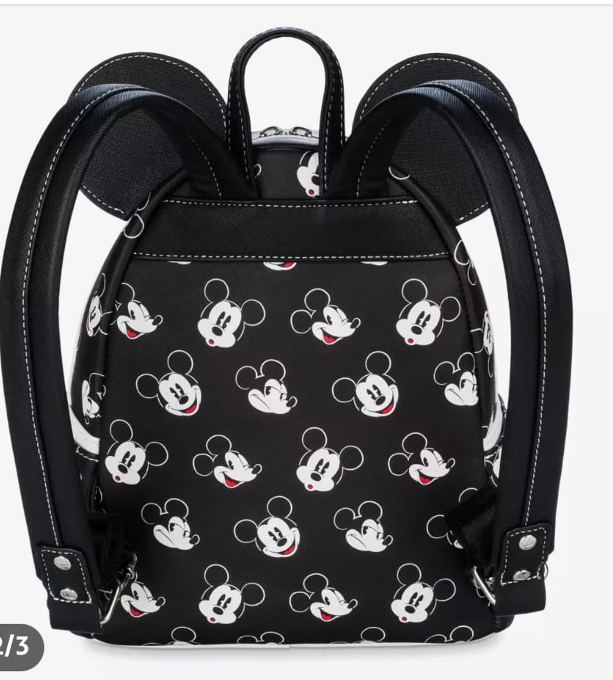 Loungefly Classic Mickey Mouse Black/White Mini Backpack